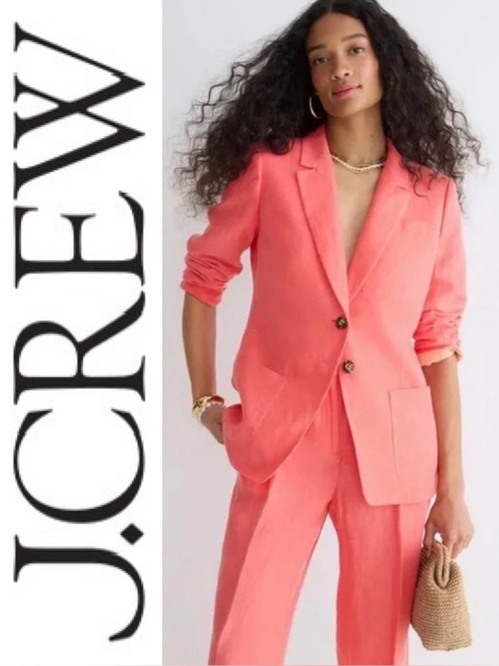 J CREW Helena Blazer and Essential Pant Set